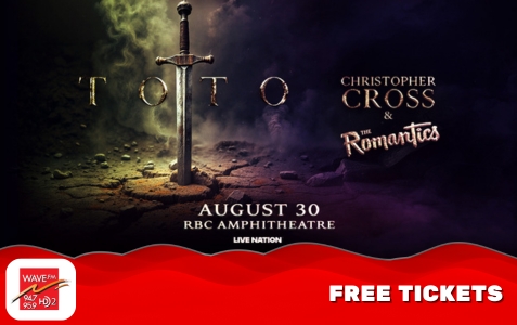 Free Tickets to TOTO + Christopher Cross + The Romantics!